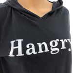 Dirty Laundry  XL Black Hangry Definition Long Sleeve Hoodie Tee Shirt T-Shirt Photo 1