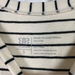 ALBION FIT Albion Cream&Black Stripe T-Shirt Mini Dress Sz.S Photo 6