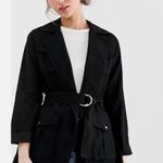 New Look belted shacket in black (New Without Tag) Photo 3