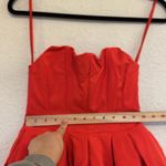 House Of CB ‘Emmanuela’ Italian Tomato Strapless Corset Fit & Flare Mini S Tall Photo 7