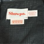 Showpo Strapless Checkered Dress academia Y2K Black Size 14 Photo 4