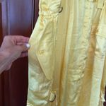 Anthropologie Love The Label satin overall utility maxi dress Large Photo 6