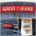Guess (32) Women's Y2K Blue Medium Wash Cut Off Bermuda Jean Shorts Denim Photo 7