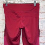 Adidas Climalite leggings ankle red S pockets wide waistband pocket Photo 4