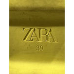 ZARA Woman's Black Stretch Sock Ankle Boot Chunky Heel Size 8.5 to 9 Photo 6