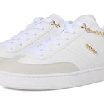 Guess Naoko Ankle Chain White Sneakers- White- Size 9 Photo 0