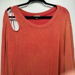 White Birch NEW Rust Orange Asymmetric Tunic with Shoulder Cutout Size 3XL Photo 9