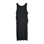 Old Navy  Black Sleeveless Rib Knit Henley Midi Maternity Dress Women's XL Photo 2