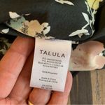 Talula  Black floral Cami Swing Tank Top Women's Size S small Photo 8