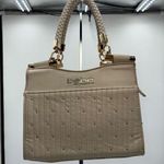 Bebe  Stud Micro Shopper with Unbranded Gold Chain Crossbody Photo 0