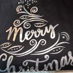 Holiday Time  black sweatshirt with holiday sayings on the front Photo 4