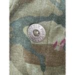 POL Camo Floral Cropped Denim Jacket Women’s Size M – Military Utility Style Photo 3