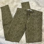 Rich & Skinny  Green Snake Print Jeans Photo 0
