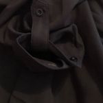 IMAN Womens Shirt Black Diamante Collar Size Medium Black long Sleeves New Photo 9