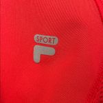 FILA Sport Red Moisture Wicking Long Sleeve Active Wear T-Shirt Large Photo 3
