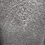 Vintage Black Double Breasted Swing Coat Faux Fur Lined Hood Steve & Searle Size XL Photo 7