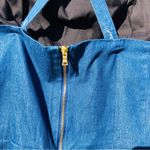 English Laundry jean ruffle romper Large Blue Photo 4