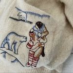 TUNDRA Sweater Jacket Embroidered Pockets 100% Wool Lined Small Vintage 70’s Photo 9