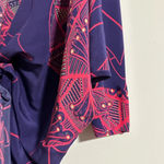 Alexis NWT  birmin 100% silk wrap tie crossover top blouse geometric print xs/s Photo 3