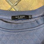 Max jeans Women’s Quilted Sweatshirt Size XS Photo 7
