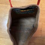 Vera Bradley Woven Two Birds On A Wire Natural Coastal Grandma Resortwear Tote Photo 3