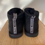 Juicy Couture  Black Faux Fur Lining Suede Embroidered Jewels Booties/Kerri 10 Photo 2