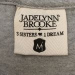 Jadelynn Brooke Cristina Yang Vibes Light Heather Gray Short Sleeve V-Neck Shirt Photo 3