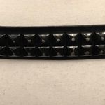 Faux Leather Black Studded Belt Photo 3