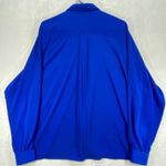 Liz Claiborne Button Down Shirt Long Sleeve Career Blouse Top Blue Size 10 Photo 5
