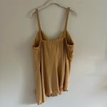 Studio 1940 VINTAGE GOLD GLITTERY STUDIO‎ 1940 RUFFLE CAMI TANK TOP Photo 5