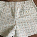J.Crew Vintage Plaid Hi Rise Shorts Tan - Sz 6 Photo 4
