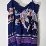 Yumi Kim  100% silk floral striped tank top size M Photo 8