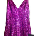 Lulus  pink sequins cocktail dance dress size XS NWT Photo 0