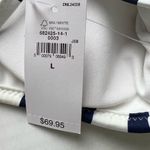 Gap  Women's Navy White Stripe Tank One Piece Swimsuit Size L Photo 4