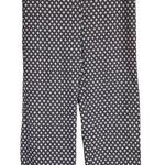 J. Jill Women's Black Pink Daisy Geo Print Crop Pants Photo 0