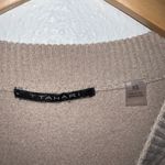 T Tahari  Brown And Black Polka Dot Long Sleeve Shirt Size XS Photo 3