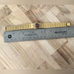 Seiko Rare Vintage Mechanical Winding Ladies Watch Gold Tone Bracelet Red Dial Photo 12