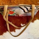 Anuschka  Hand Painted Leather Butterfly Handbag Photo 14