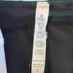 Lululemon Run Pace Leggings Black Beach Blanket Blue White Size 8 Photo 6