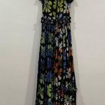 Busayo Aje Ruffle Trim Floral Maxi Dress XS NWOT Photo 3