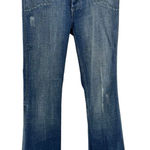 Antik Denim  Women's Size 29 Bootcut Embroidered Indigo Blue Jeans Button‎ Fly Photo 0