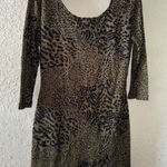 Foreign Exchange  Animal Print Long Sleeve Dress Photo 0