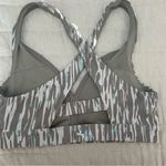 Joy Lab Green & Blue Zebra Print Racerback V Neck Sports Bra Size Small Photo 6