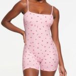 SKIMS  | NWT! Cherry Blossom Print Soft Ribbed Lounge Romper 2x Photo 0