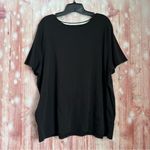 Talbots  Black 100% Pima Cotton Short Sleeve T Shirt Photo 1