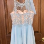 PromGirl Blue Homecoming Dress Photo 2