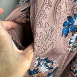 NWOT LAMiU Womens 1950's Retro Rockabilly Dress in Floral Light Brown Size Large Tan Photo 5