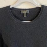 Charter Club Sweater Black Luxury Cashmere Crew Neck Knit Sz M GUC Photo 1
