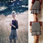 Anthropologie Sparrow Wool Black & White Serissa Soft Knit Sweater Skirt Size XS Photo 1