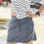 Athleta Techie Terry Blue Gray Active Tennis Skirt L Photo 1